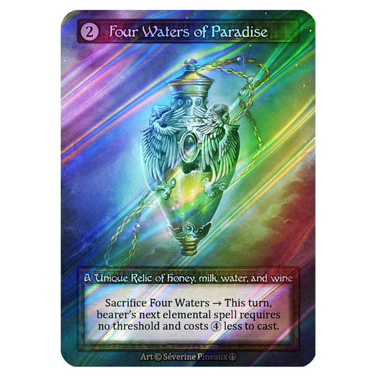 Four Waters of Paradise FOIL card from the Sorcery: Contested Realm set Arthurian Legends