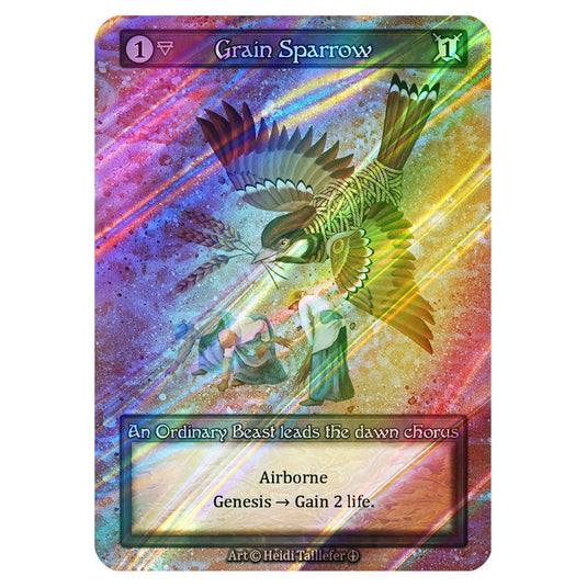 Grain Sparrow FOIL card from the Sorcery: Contested Realm set Arthurian Legends