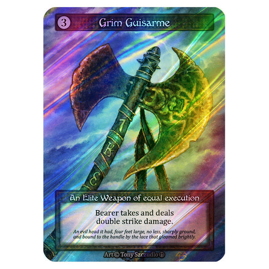 Grim Guisarme FOIL card from the Sorcery: Contested Realm set Arthurian Legends