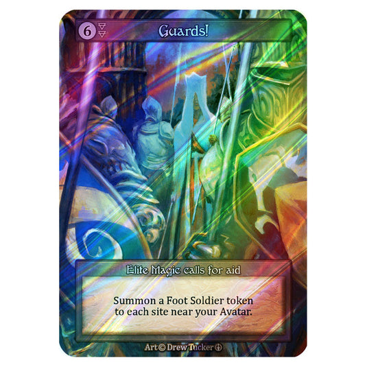 Guards! FOIL card from the Sorcery: Contested Realm set Arthurian Legends