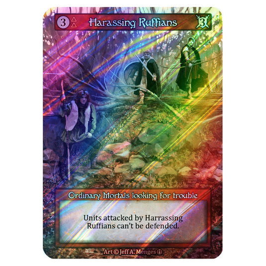 Harassing Ruffians  FOIL card from the Sorcery: Contested Realm set Arthurian Legends