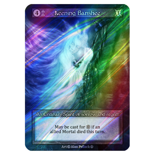 Keening Banshee FOIL card from the Sorcery: Contested Realm set Arthurian Legends