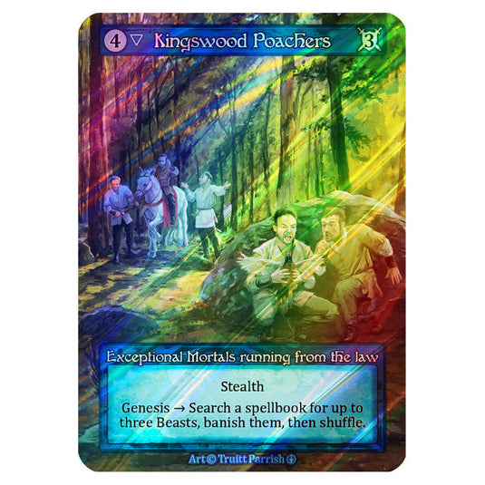 Kingswood Poachers FOIL card from the Sorcery: Contested Realm set Arthurian Legends