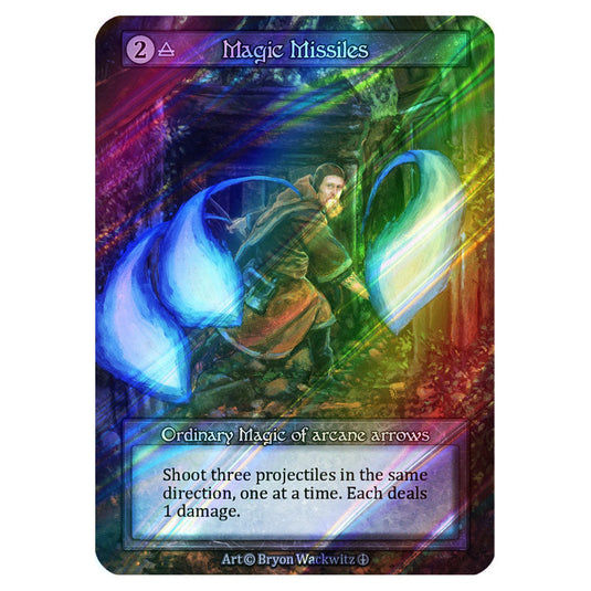 Magic Missiles FOIL card from the Sorcery: Contested Realm set Arthurian Legends