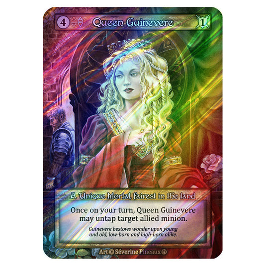 Queen Guinevere FOIL card from the Sorcery: Contested Realm set Arthurian Legends