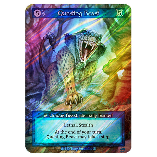 Questing Beast FOIL card from the Sorcery: Contested Realm set Arthurian Legends