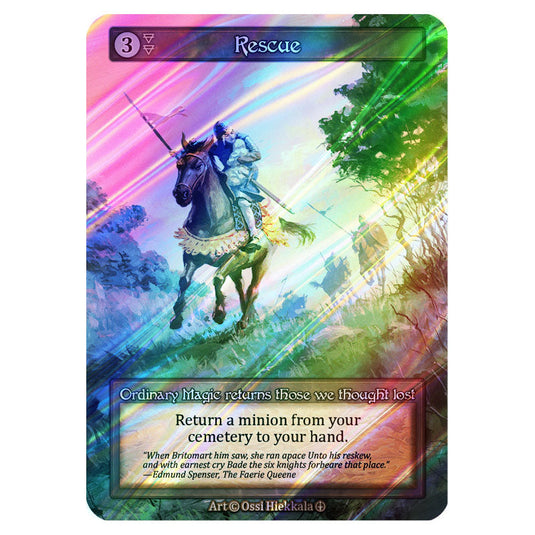 Rescue FOIL card from the Sorcery: Contested Realm set Arthurian Legends