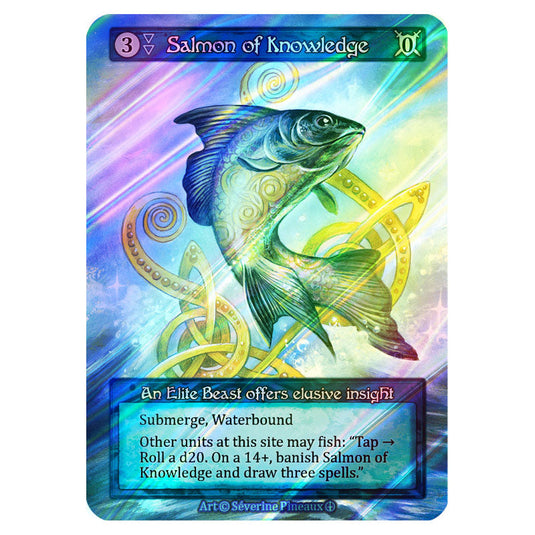 Salmon of Knowledge FOIL card from the Sorcery: Contested Realm set Arthurian Legends