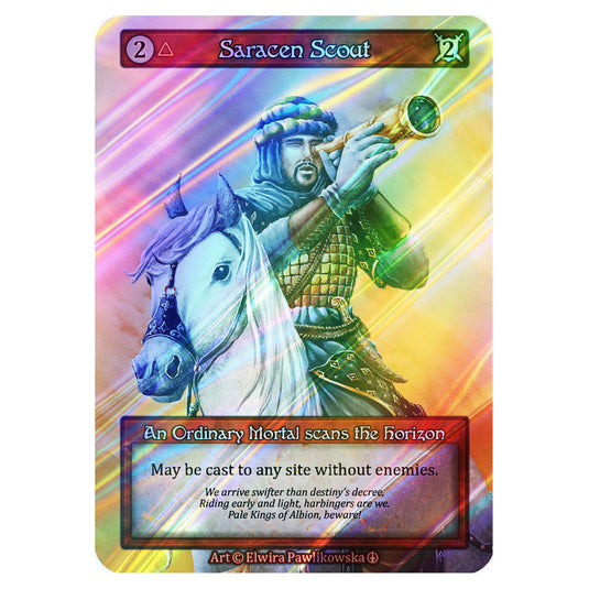 Saracen Scout FOIL card from the Sorcery: Contested Realm set Arthurian Legends