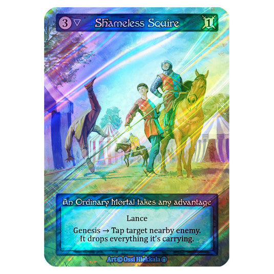 Shameless Squire FOIL card from the Sorcery: Contested Realm set Arthurian Legends