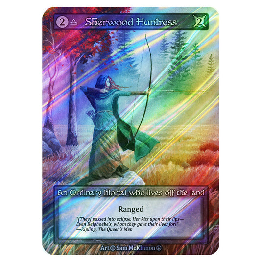 Sherwood Huntress FOIL card from the Sorcery: Contested Realm set Arthurian Legends