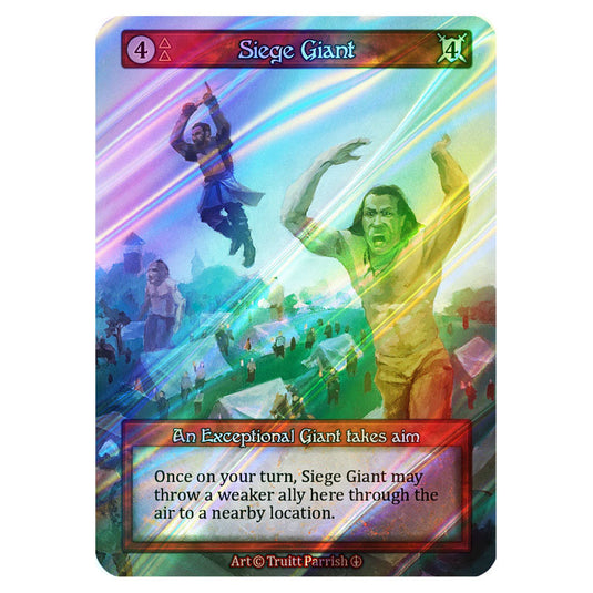 Siege Giant FOIL card from the Sorcery: Contested Realm set Arthurian Legends