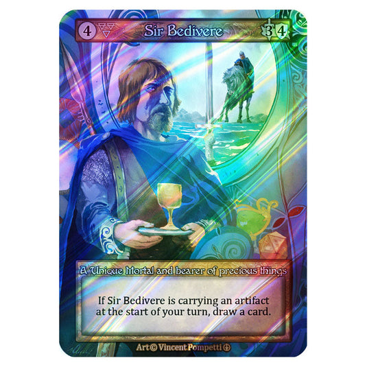 Sir Bedivere FOIL card from the Sorcery: Contested Realm set Arthurian Legends