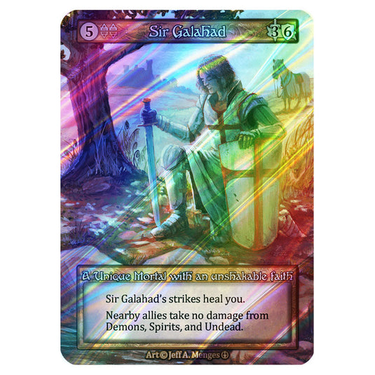 Sir Galahad FOIL card from the Sorcery: Contested Realm set Arthurian Legends