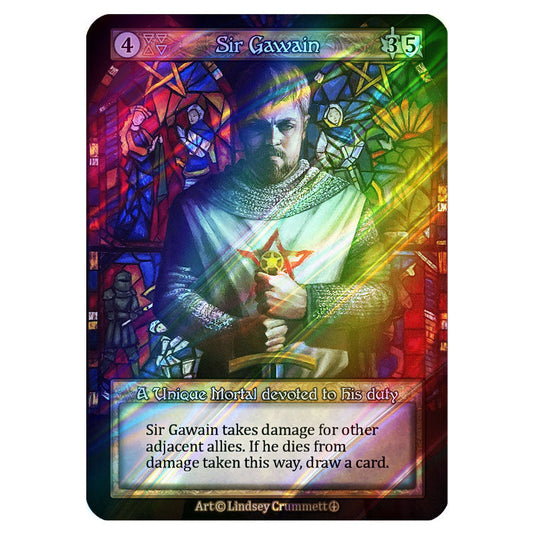 Sir Gawain FOIL card from the Sorcery: Contested Realm set Arthurian Legends