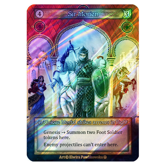 Sir Morien FOIL card from the Sorcery: Contested Realm set Arthurian Legends