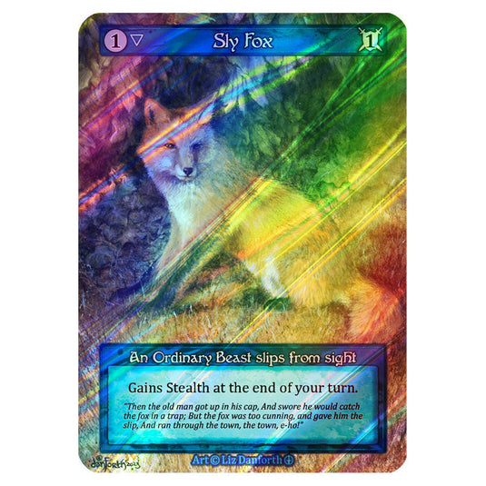 Sly Fox FOIL card from the Sorcery: Contested Realm set Arthurian Legends