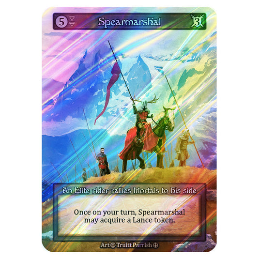 Spearmarshal FOIL card from the Sorcery: Contested Realm set Arthurian Legends