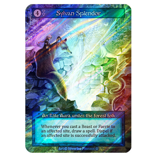 Sylvan Splendor FOIL card from the Sorcery: Contested Realm set Arthurian Legends