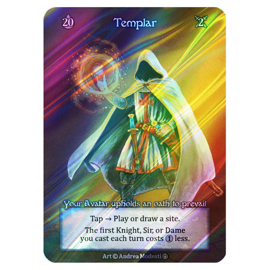 Templar FOIL card from the Sorcery: Contested Realm set Arthurian Legends