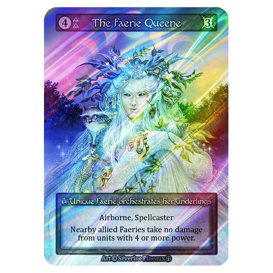 The Faerie Queene FOIL card from the Sorcery: Contested Realm set Arthurian Legends