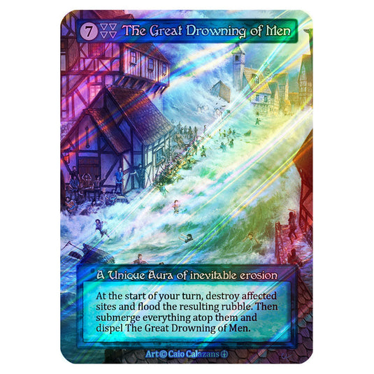 The Great Drowning of Men FOIL card from the Sorcery: Contested Realm set Arthurian Legends