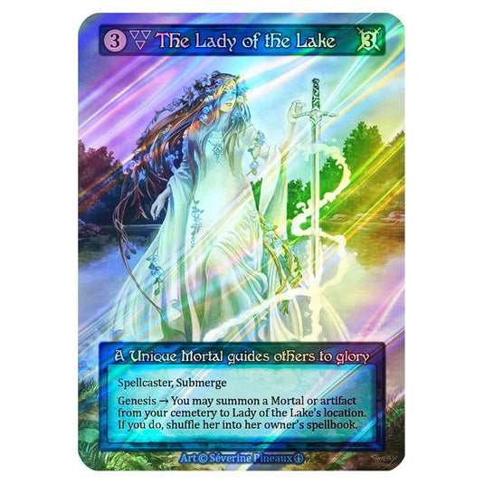 The Lady of the Lake FOIL card from the Sorcery: Contested Realm set Arthurian Legends