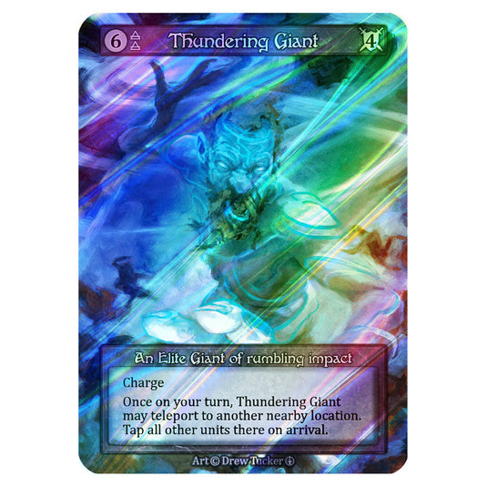 Thundering Giant FOIL card from the Sorcery: Contested Realm set Arthurian Legends