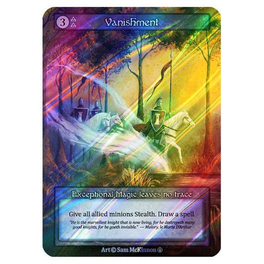 Vanishment FOIL card from the Sorcery: Contested Realm set Arthurian Legends