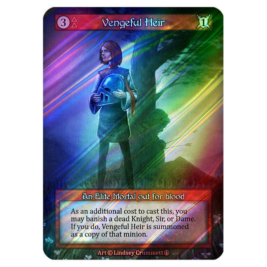 Vengeful Heir FOIL card from the Sorcery: Contested Realm set Arthurian Legends