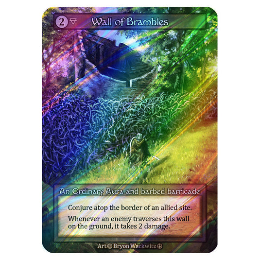 Wall of Brambles FOIL card from the Sorcery: Contested Realm set Arthurian Legends