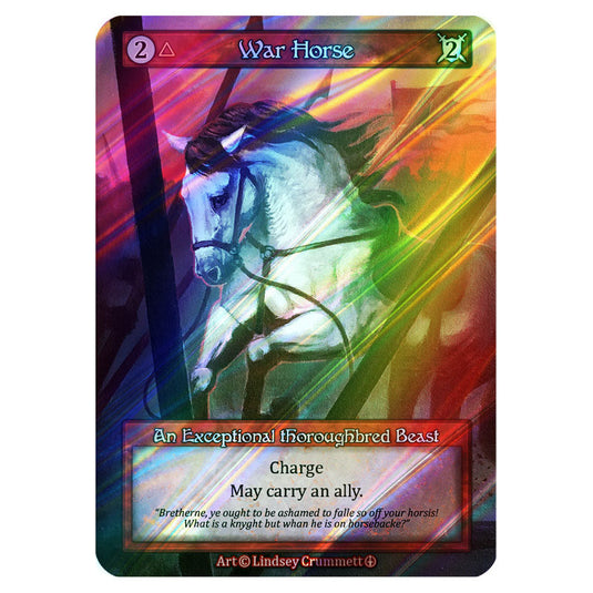 War Horse  FOIL card from the Sorcery: Contested Realm set Arthurian Legends