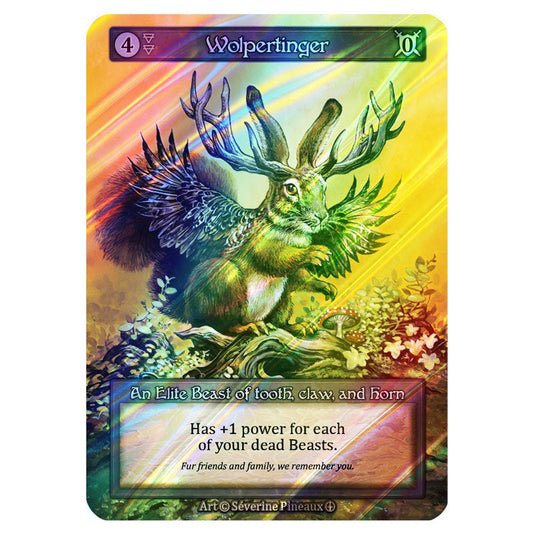 Wolpertinger FOIL card from the Sorcery: Contested Realm set Arthurian Legends