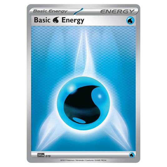 Pokemon - Scarlet & Violet Energies - Basic Water Energy 019 (Holo)