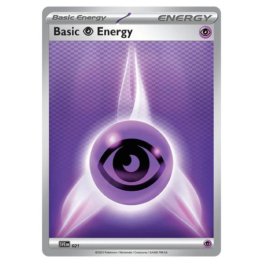 Pokemon - Scarlet & Violet Energies - Basic Psychic Energy 021