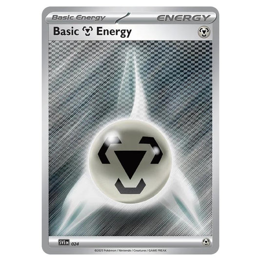 Pokemon - Scarlet & Violet Energies - Basic Metal Energy 024 (Holo)
