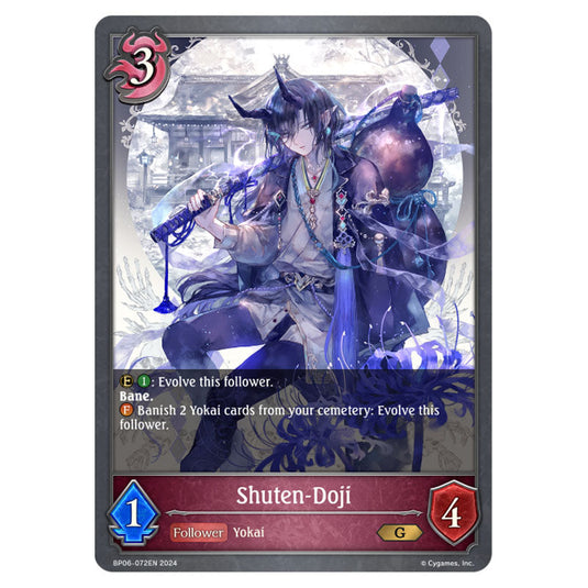 Shuten-Doji BP06-072EN card from the Shadowverse: Evolve set Paragons of the Colosseum