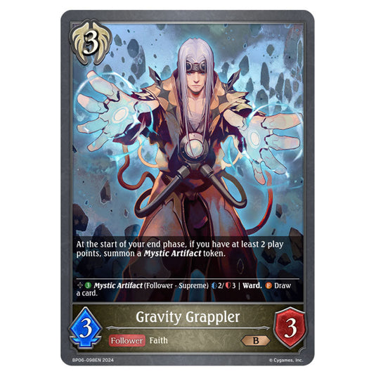 Gravity Grappler BP06-098EN card from the Shadowverse: Evolve set Paragons of the Colosseum