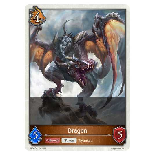 Dragon BP06-T07EN card from the Shadowverse: Evolve set Paragons of the Colosseum