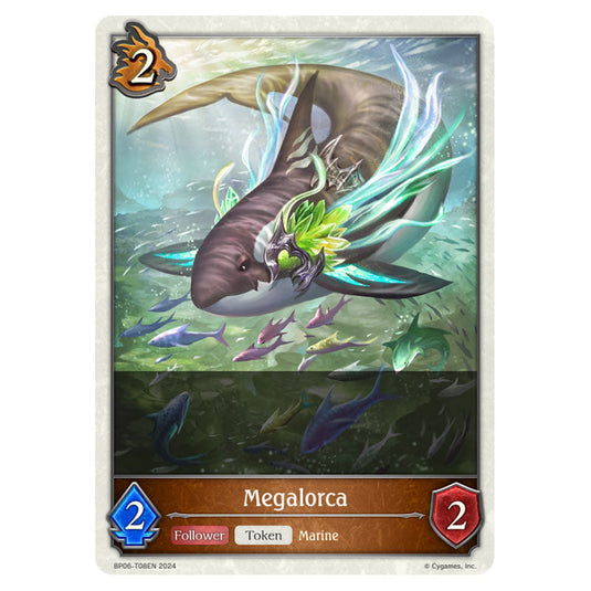 Megalorca BP06-T08EN card from the Shadowverse: Evolve set Paragons of the Colosseum