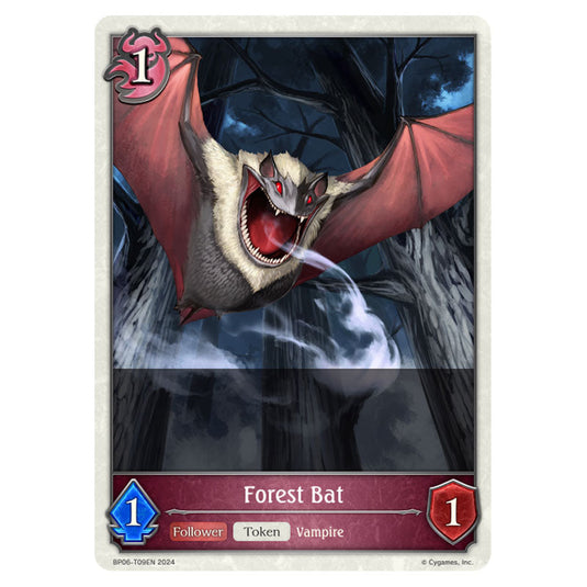 Forest Bat BP06-T09EN card from the Shadowverse: Evolve set Paragons of the Colosseum