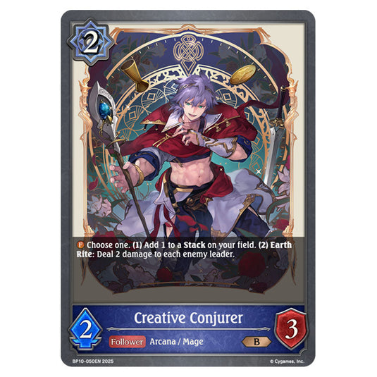Creative Conjurer BP10-050EN card from the Shadowverse: Evolve set Gods of the Arcana