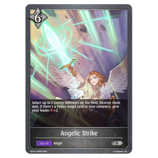 Angelic Strike BP10-118EN card from the Shadowverse: Evolve set Gods of the Arcana