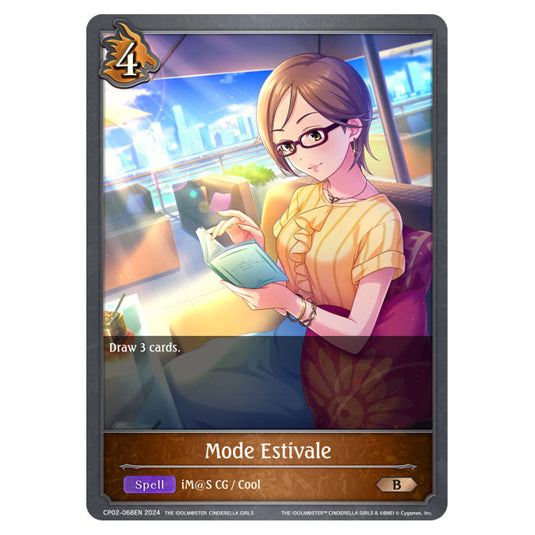 Mode Estivale CP02-068EN card from the Shadowverse: Evolve set THE IDOLM@STER CINDERELLA GIRLS