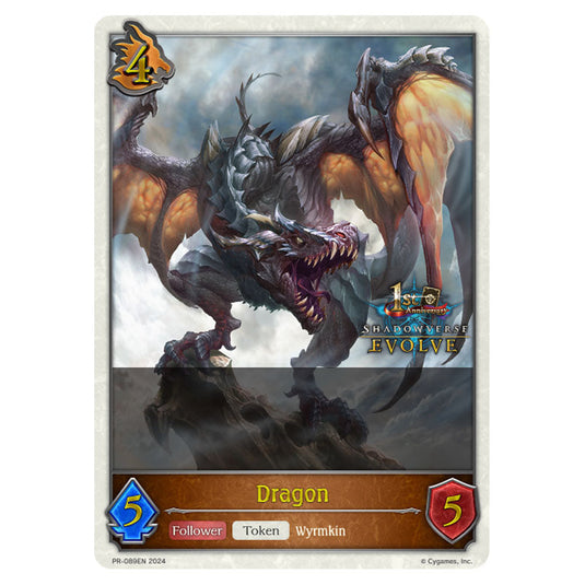 Dragon PR-089EN card from the Shadowverse: Evolve set Omens Eternal