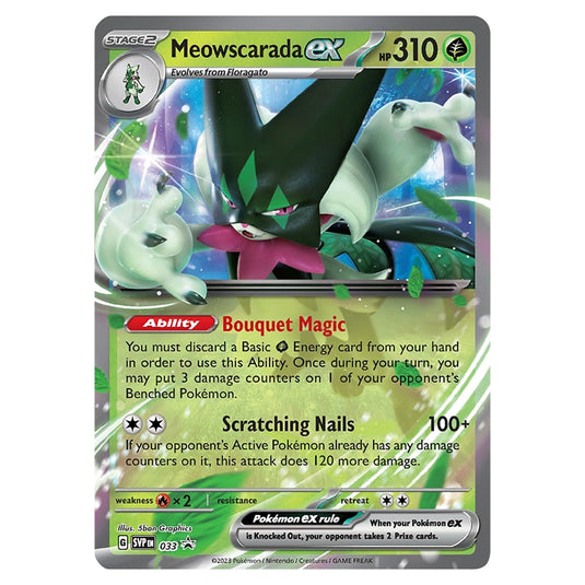 Pokemon - SV Black Star Promos - Meowscarada ex 033