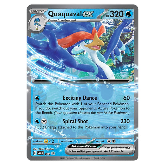 Pokemon - SV Black Star Promos - Quaquaval ex 035