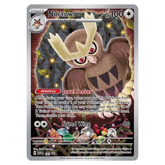 Pokemon - SV Black Star Promos - Noctowl 141