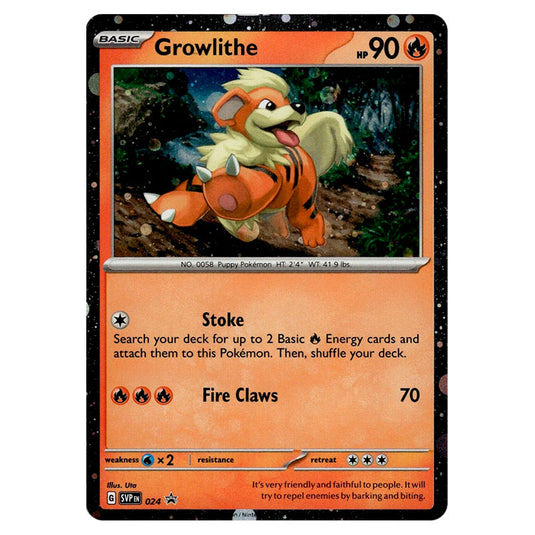 Pokemon - SV Black Star Promos - Growlithe SVP024