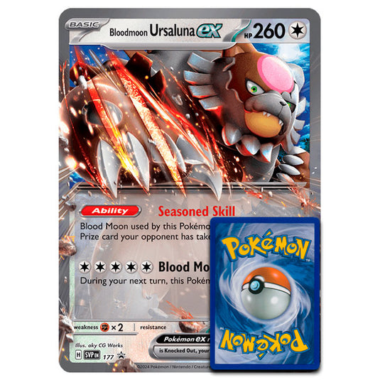 Pokemon - Bloodmoon Ursaluna ex - Oversized Promo Card